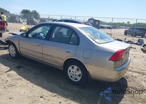 2003 Honda Civic Lx из США, поврежденный, VIN 2HGES16583H538021